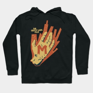 The Mark of M: Tribute to Fritz Lang's Masterpiece - Iconic Hand Design Hoodie